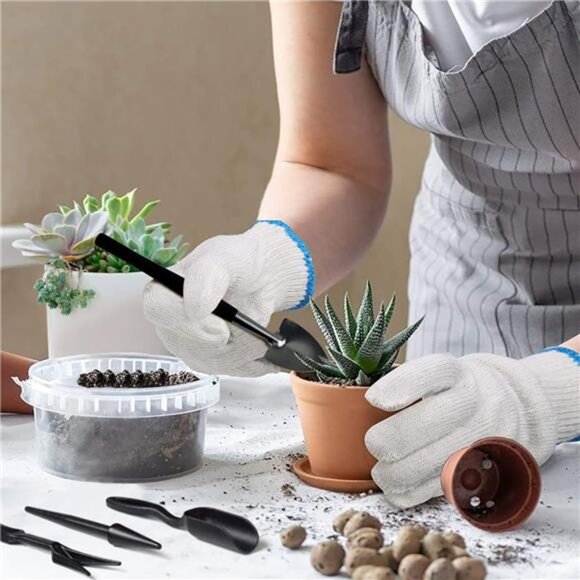 Succulent Tools, 13 Pcs Mini Garden Tool Set, Transplanting Tools Set,Succulent - Picture 7 of 8
